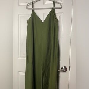 Zara Olive Green Maxi Dress
